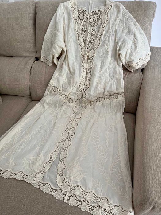 Kaftan comprido bordado