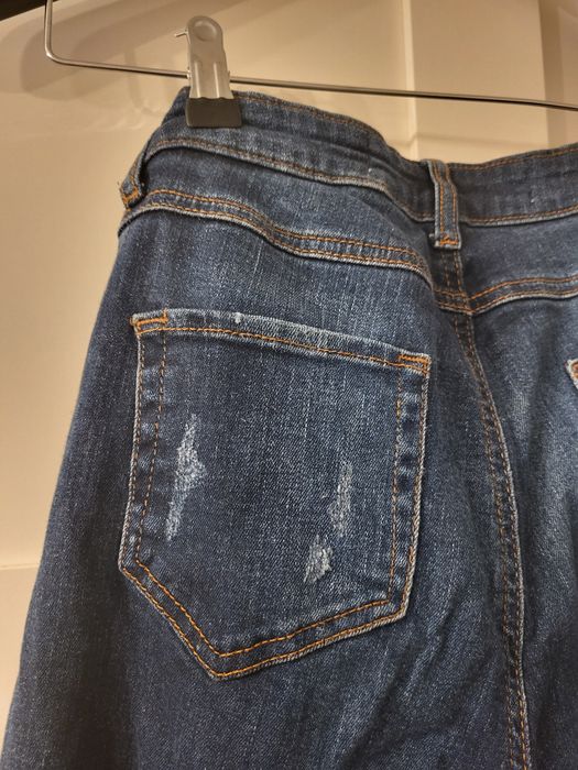 Spodnie 38 primark damskie jeans dzinsy spodnie z dziurami