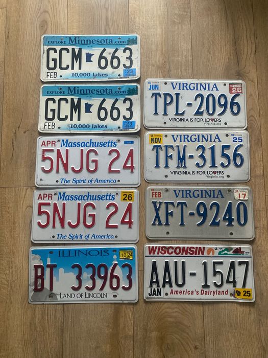 tablice rejestracyjne usa