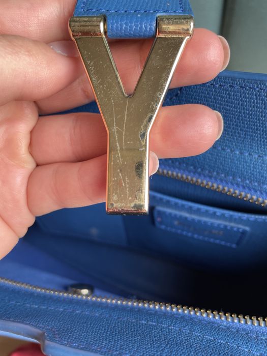 Torebka YSL Saint Laurent Vintage Small Cabas Chyc Leather Satchel