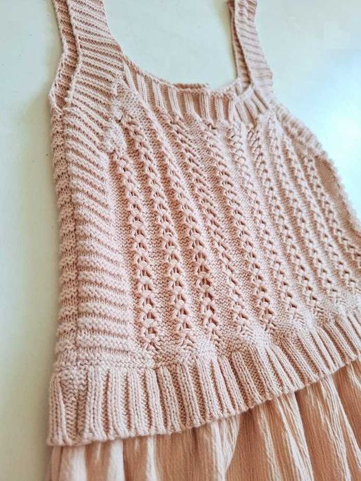 Vestido com malha Zara 13-14 anos