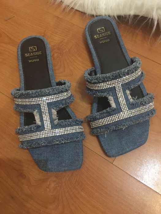 Sandalias de Ganga com Brilhantes