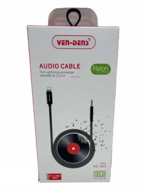 Nylonowy kabel audio Lightning do złącza 3,5 mm