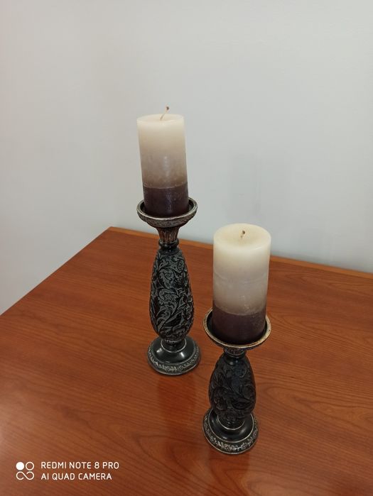 Castiçais e velas