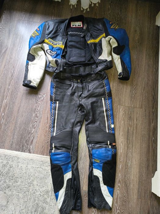 Kombinezon Motocyklowy Skórzany FLM Greyhound 54 2pc dwuczęściowy