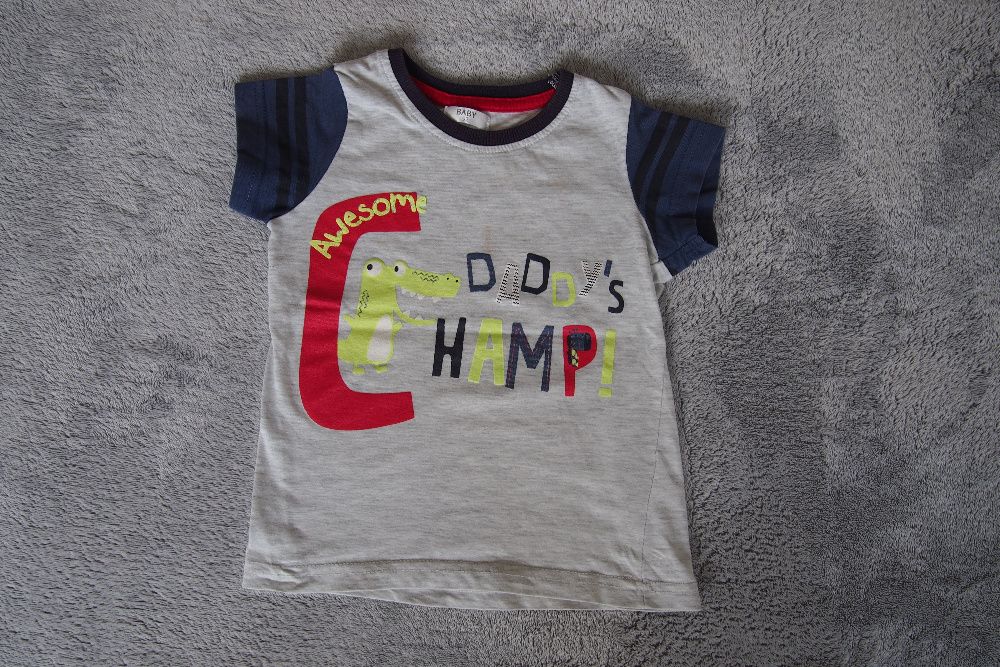 T-shirt bluzeczka z krótkim rękawkiem rozmiar 92