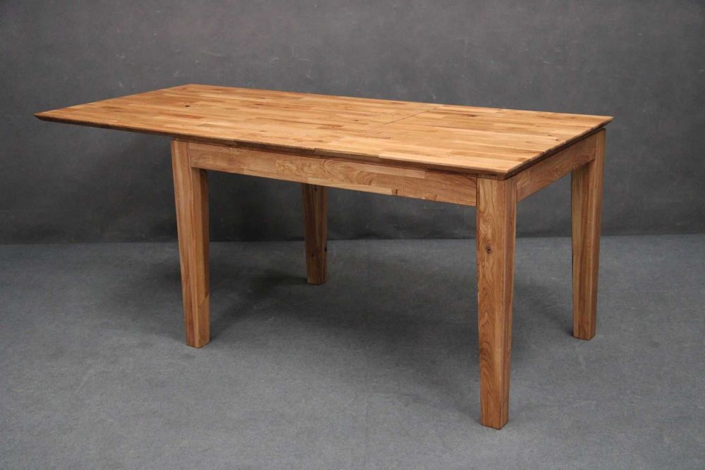 STÓŁ drewniany dębowy ROZKŁADANY 120-180 Lite drewno BGM24.pl B 8251