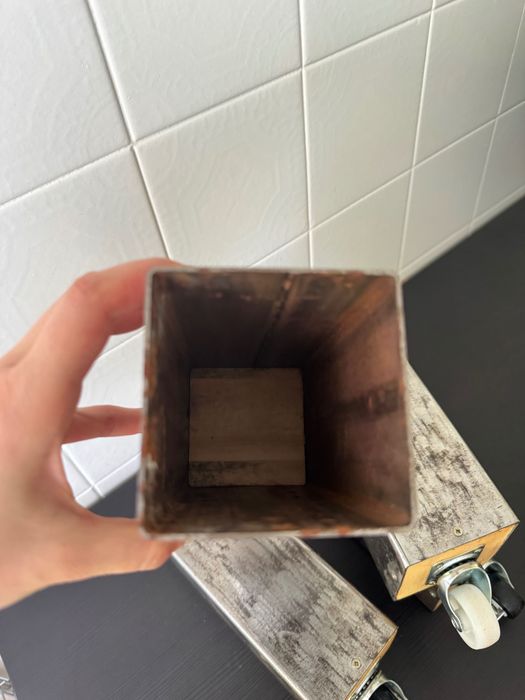 4 pés elevadores para cama com rodas, 2 com travão