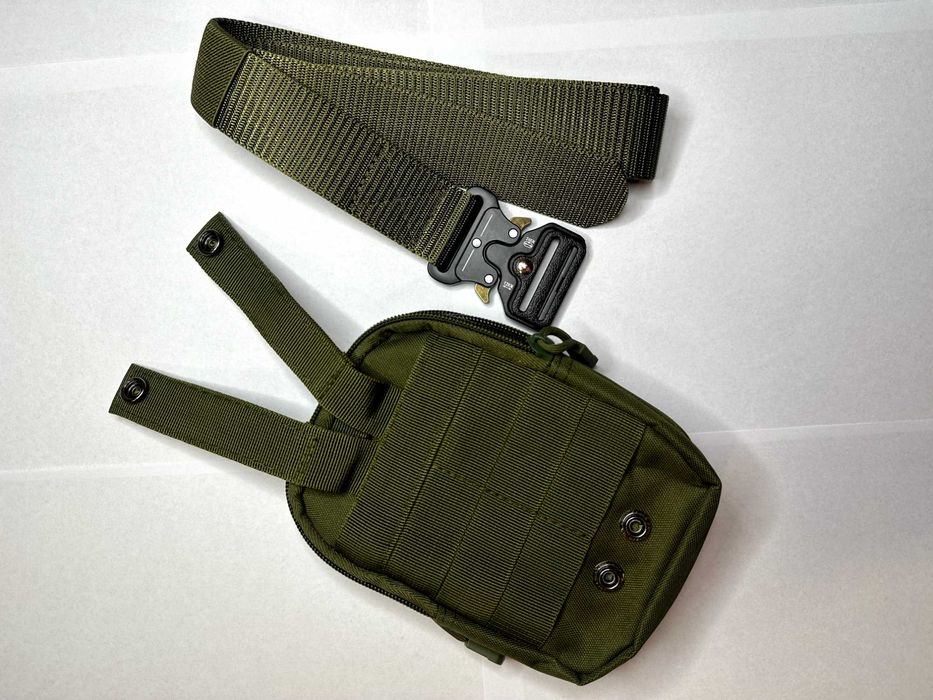 Nowa Zielona Nerka + Pas Taktyczny ZESTAW NA PREZENT