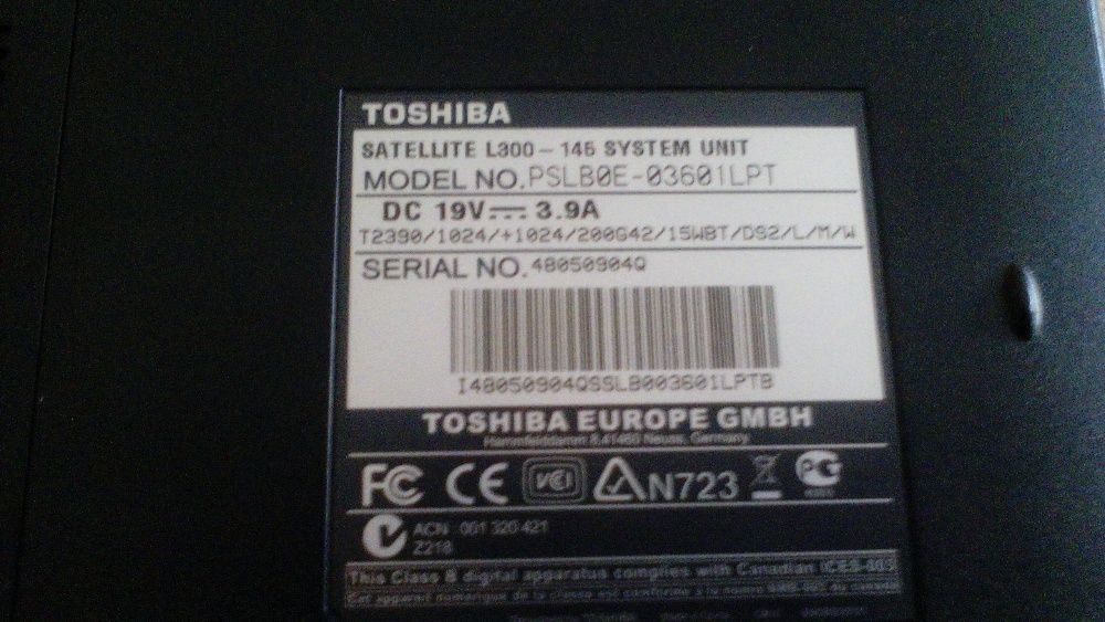 Toshiba Satélite L300