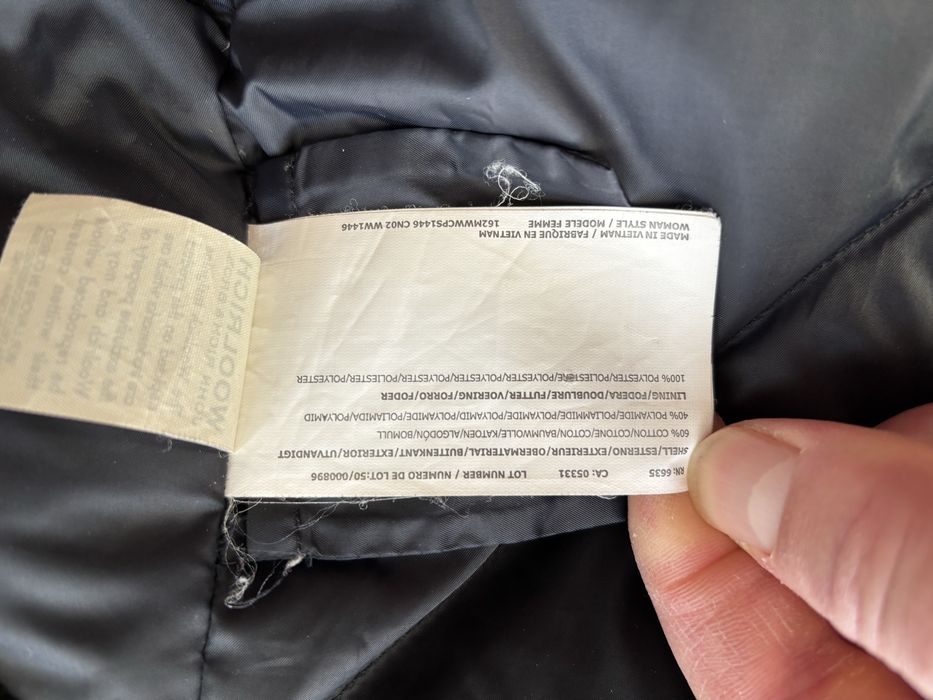 Kurtka puchowa damska parka Woolrich