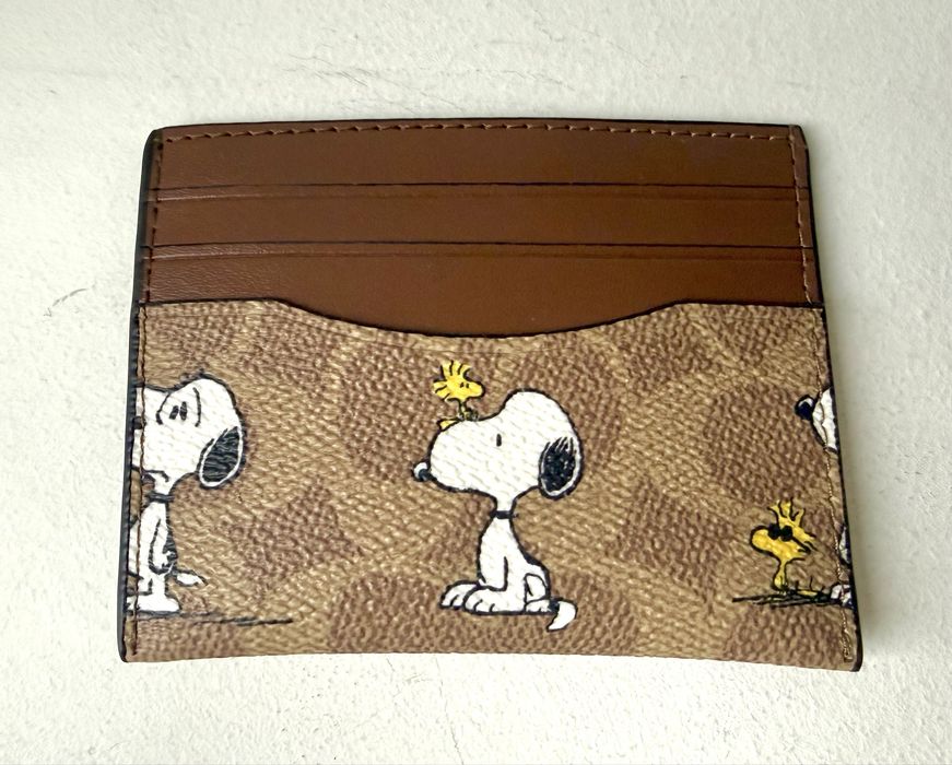 Coach x Peanuts Porta Cartões