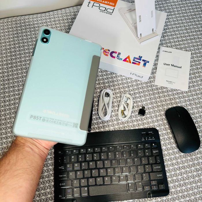 8-дюймовий Планшет TPad Android 14 Wi-Fi 4/64Gb, 5000 mAh, Mint Green