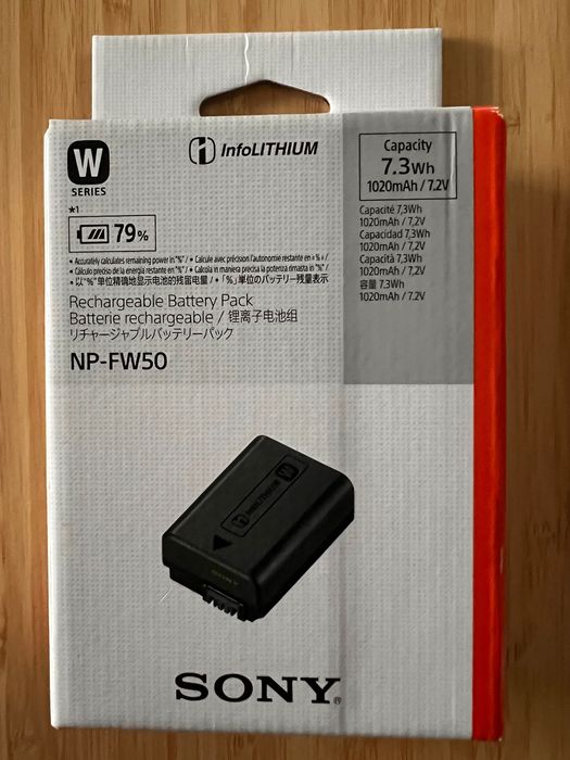 Bateria Sony FW50 – nowa, nigdy nieużywana