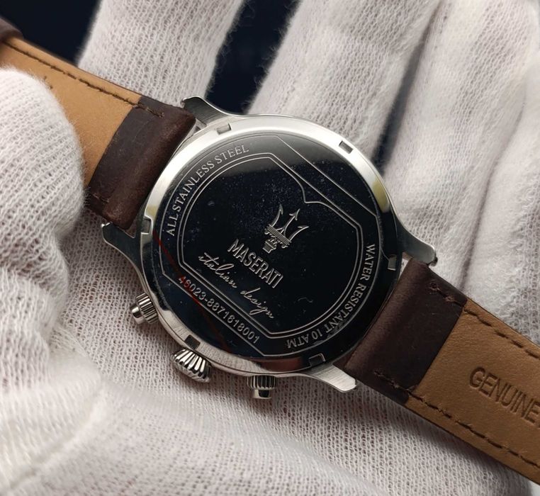Nowy męski elegancki Zegarek Maserati Epoca chronograf, śliczny, pudełko