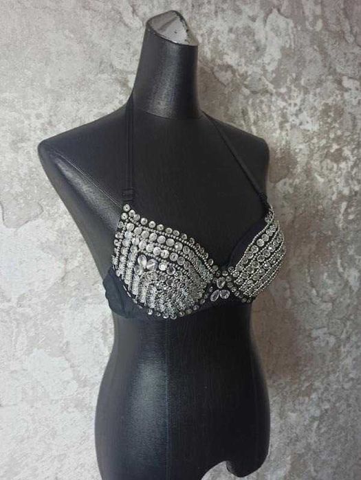 Шикарний лівчик бюстгальтер ліф в камінцях