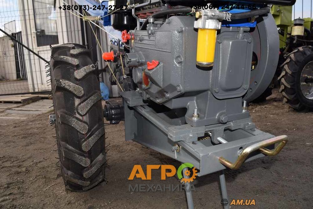 Мотоблок Forte МД-81 LUX (8 к.с. дизель, синій)! Фреза+LED фара!