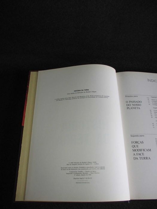 Livro História da Terra Selecções Reader’s Digest