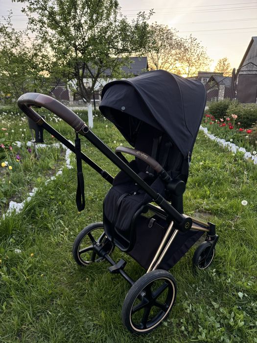 Коляска Cybex Priam 4.0 2в1 2025 року шасі Rose Gold