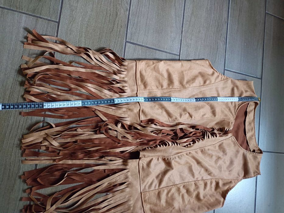 Kamizelka z frędzlami Hipiska - XL/XXL