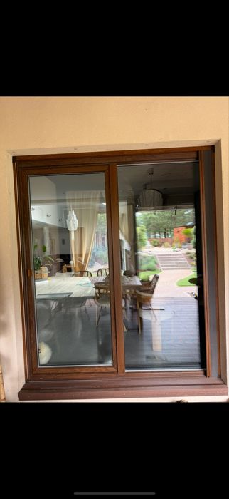 Okno przesówne tarasowe,roleta 209/265