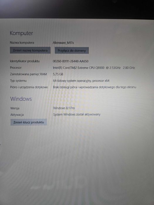 Laptop Alienware M17x