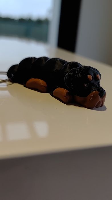 Rottweiler  brelok do kluczy wydruk 3d