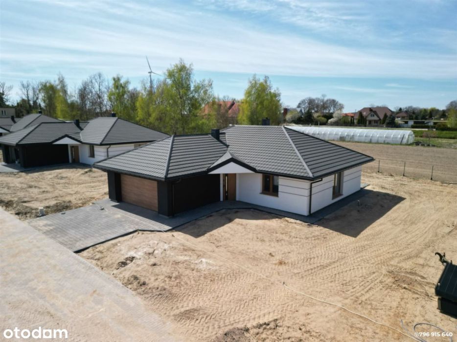 Nowy dom 148m2 / 800m2 w stanie deweloperskim