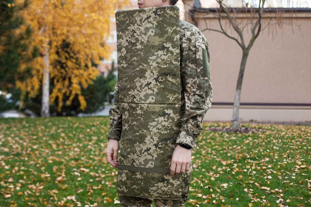 Сідушка польова тактична ПОДВІЙНА, Каремат, ММ14, multicam, ЗСУ, ВСУ