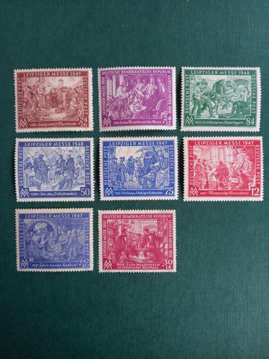Znaczki pocztowe DDR strefa okupacyjna 1947 r