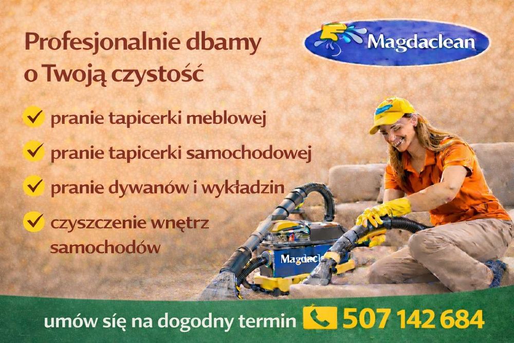 KARCHER pranie dywanów, kanap, narożników, krzeseł, itp. + GRATIS !!!