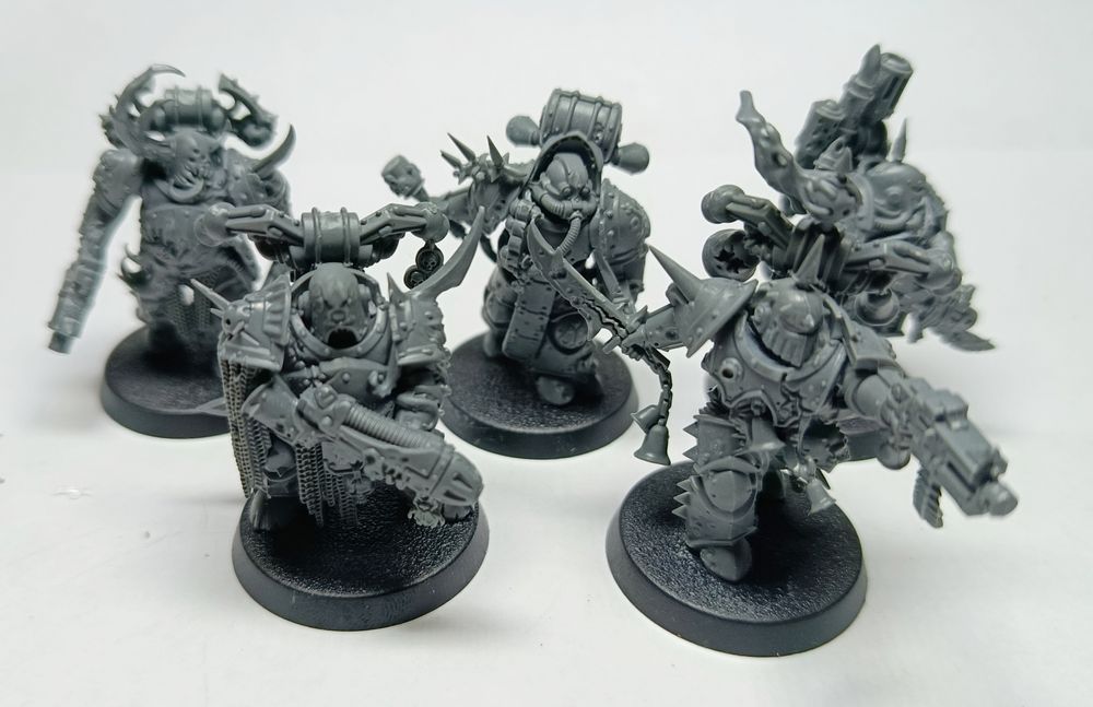 5X PLAGUE MARINE #2 Death Guard Dark Imperium Warhammer 40k