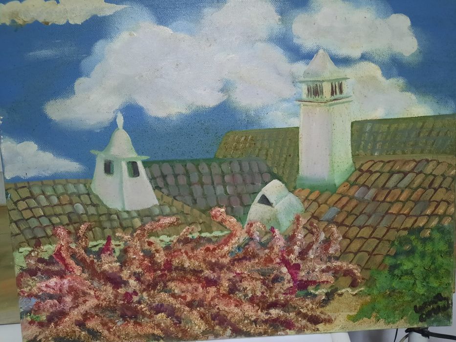 Arte:  Quadros diversos pintados a óleo