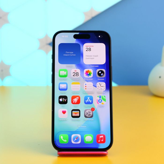Смартфон Apple iPhone 15 128GB Black (127715) Б/У З ГАРАНТІЄЮ
