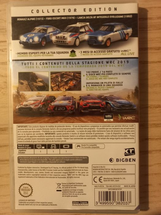 WRC 8 Nintendo Switch (Collector Edition)