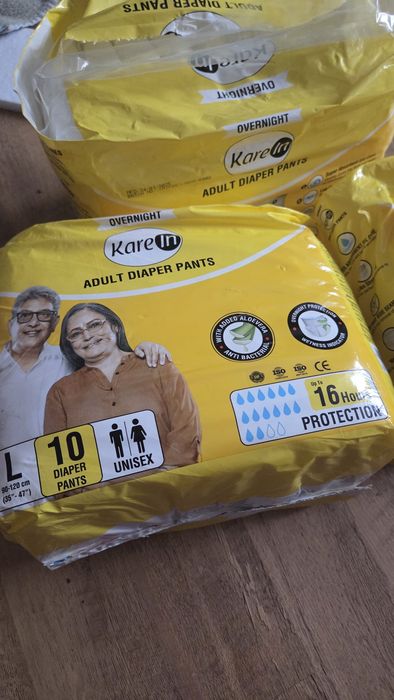 Unisex pieluchy dla dorosłych, rozm L