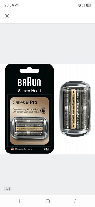 Braun 9 94M pro głowica golarki