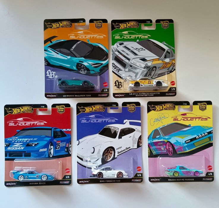 Hot Wheels Car Culture Silhouettes Set