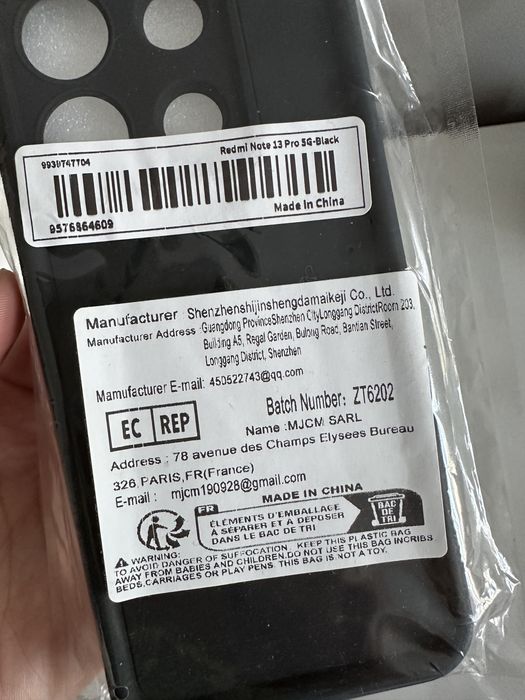 Чохол на Redmi Note 13 Pro 5G Black