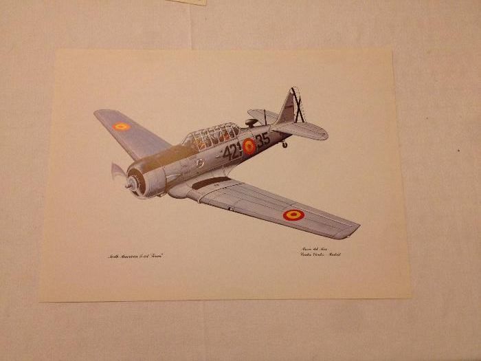 North-American T-6D Texan Aircraft Engraving