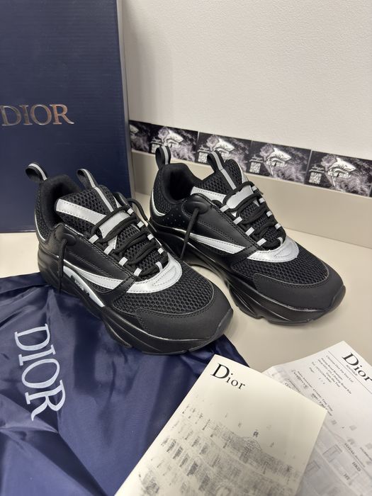 ‼️ РОЗПРОДАЖ ‼️Кросівки DIOR B22 , діор б22 , чорні, лед , діор