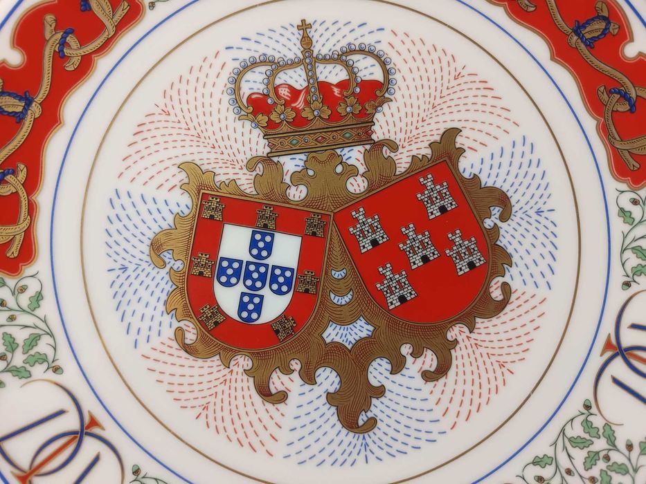 Prato Comemorativo — Casamento de D. Duarte & D. Isabel Herédia (1995)