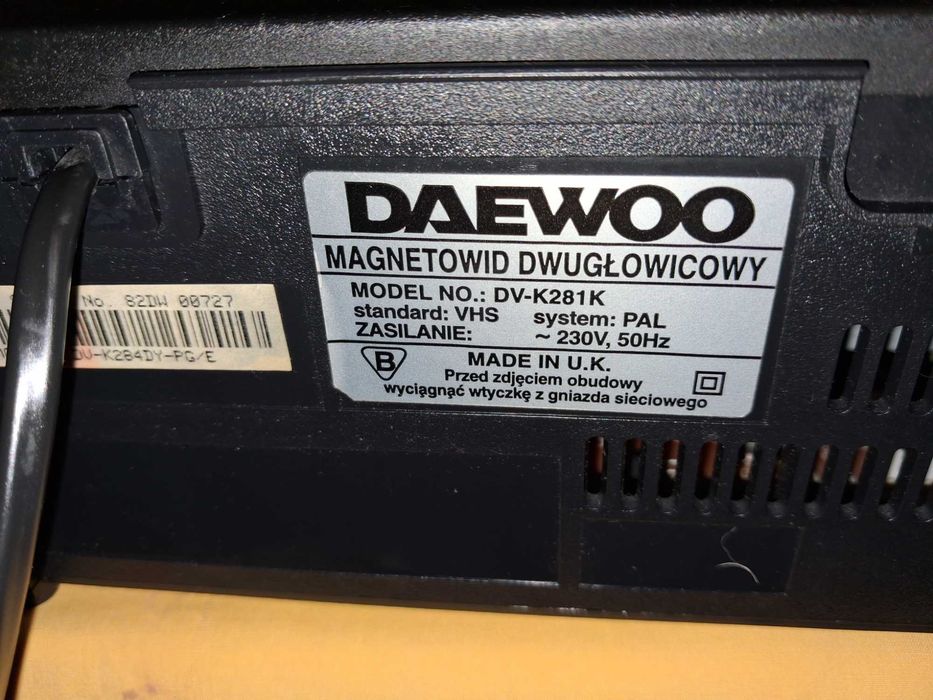 Magnetowid DAEWOO DV - K 281 K