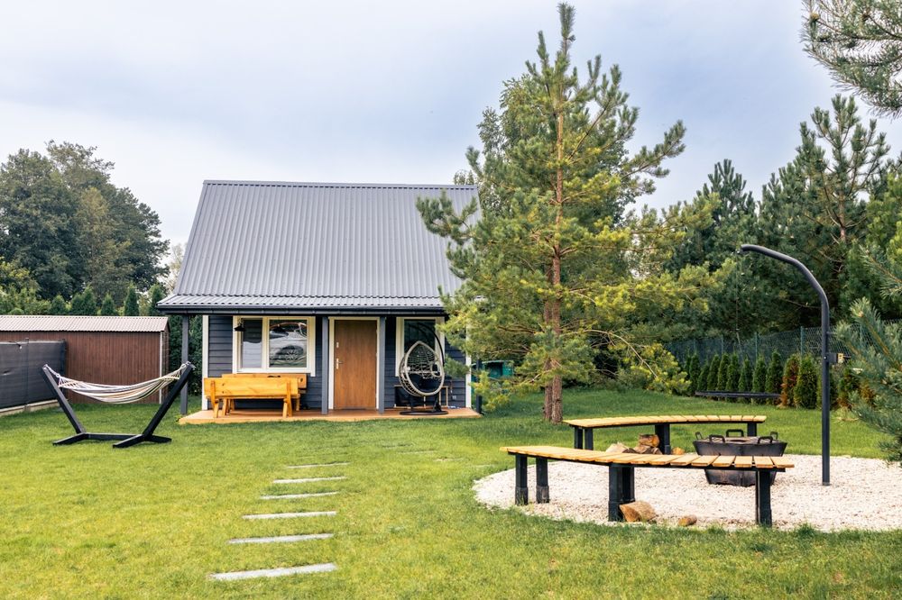 Domki letniskowe na wynajem Sajzy k. Ełku  jezioro Łaśmiady, Mazury.