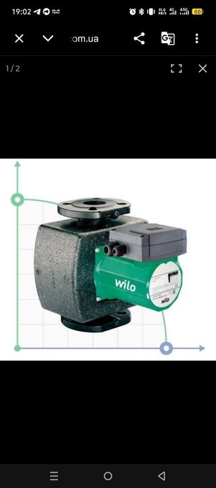 WILO TOP-S50/10 EM PN6/10 циркуляційний відцентровий насос.