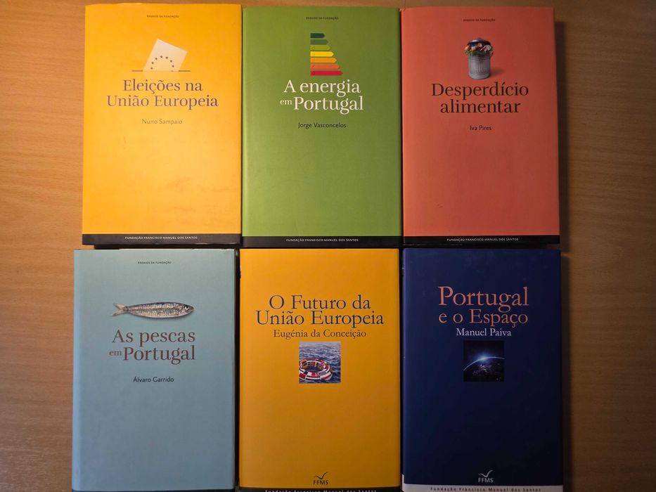 6 livros da coleção "Ensaios da Fundação Francisco Manuel de Almeida 2
