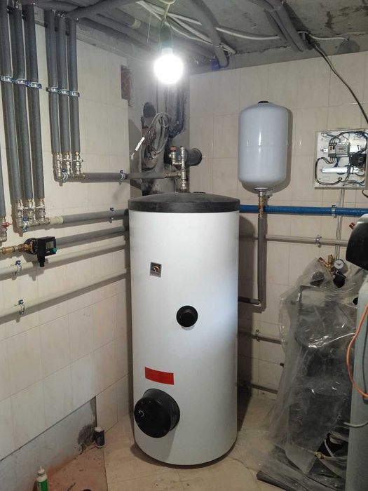 Монтаж отопления, труба теплого пола, котел, установка