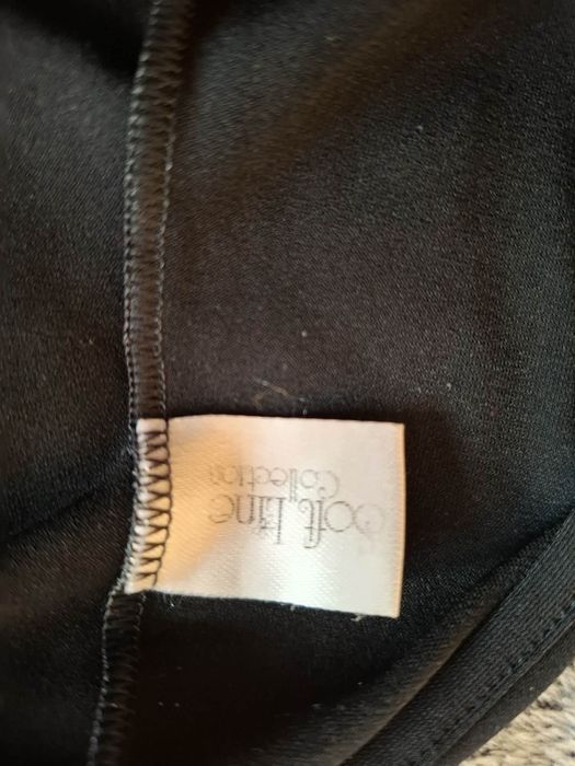 Sukienka mini czarna z cekinami  Soft Line