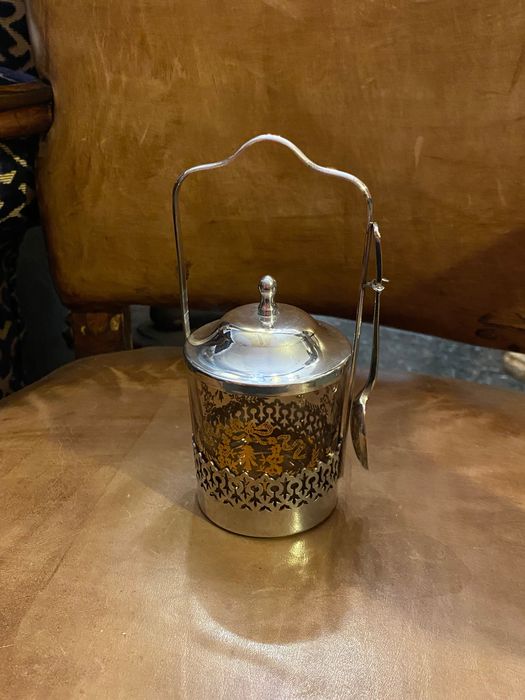 Compoteira Casquinha Prata Centenária 16 cm Art Déco