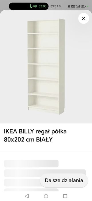Regały Ikea billy